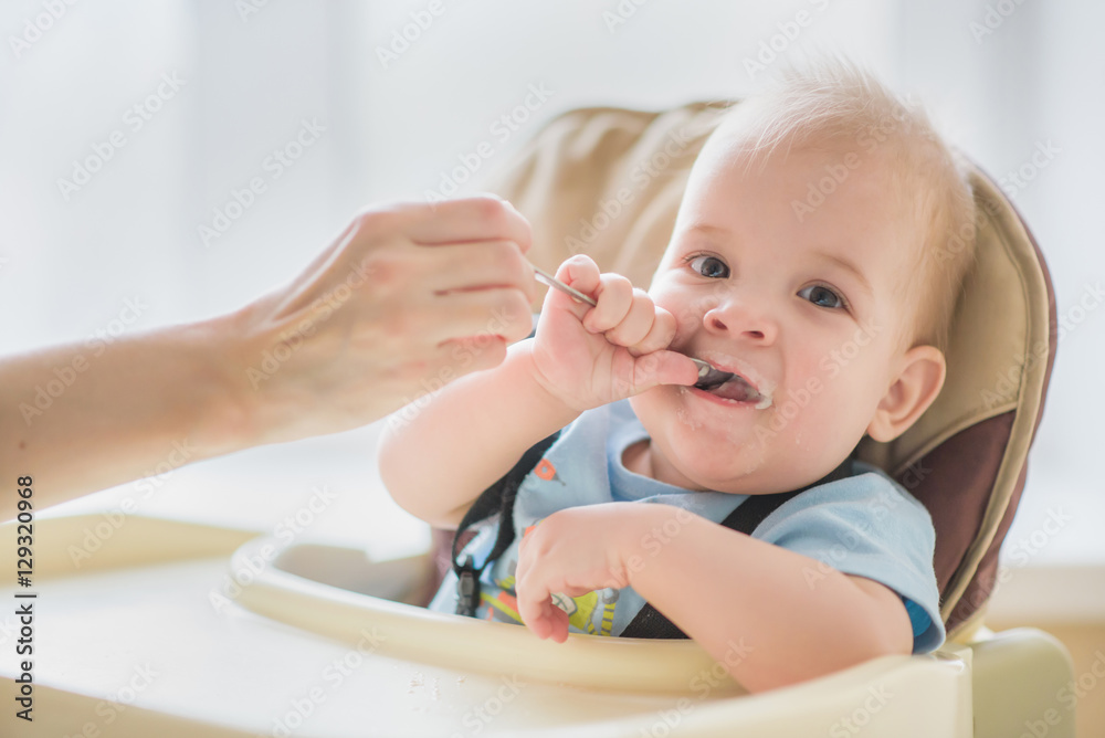 mother feeding her baby breast porridge day mother feeding her baby breast porridge day
