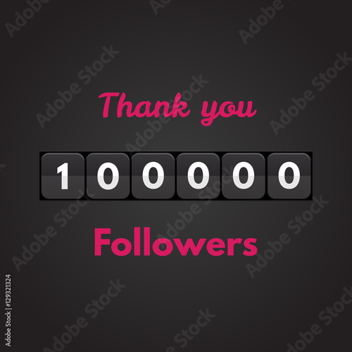 Thank you followers