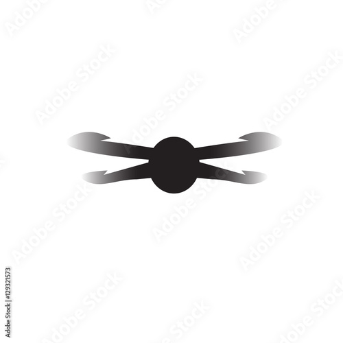 Drone Silhouette Vector