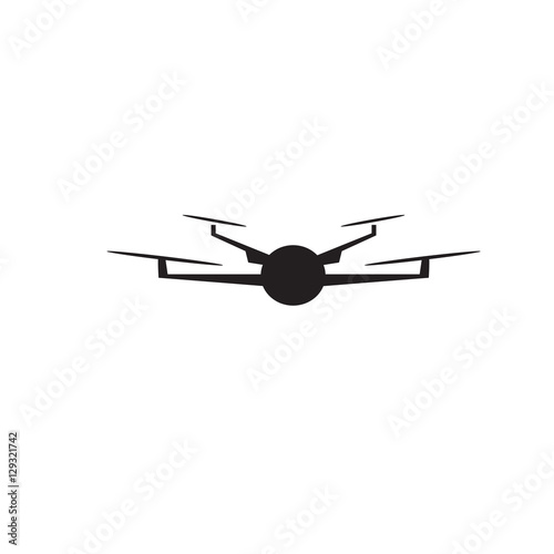 Drone Silhouette Vector