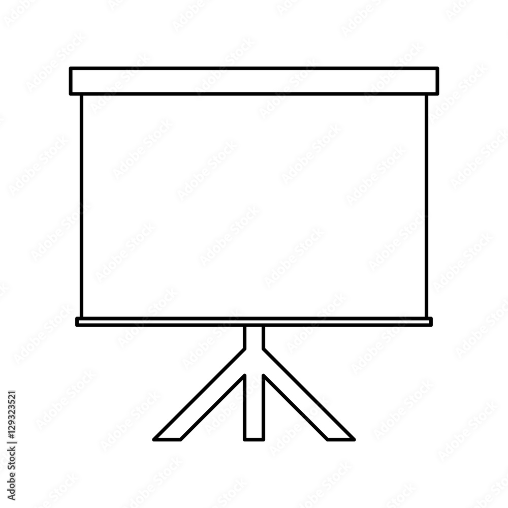 Board icon. School blank education and empty theme. Isolated design. Vector illustration Board icon. School blank education and empty theme. Isolated design. Vector illustration