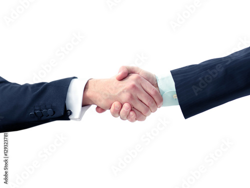 Success concept in business - handshake of partners