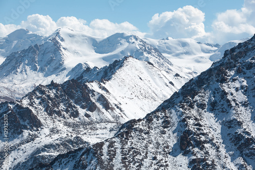 Trans-Ili Alatau mountains. On the way to Big Almaty peak. photo