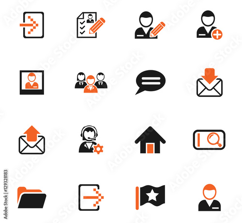 accaunt icon set