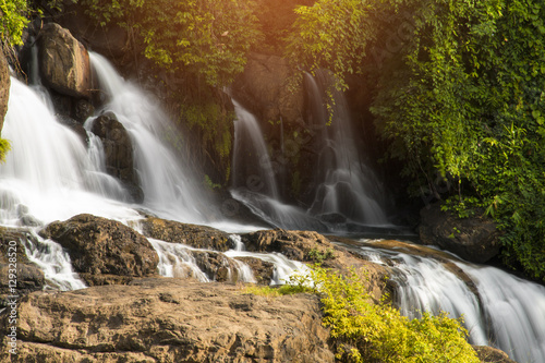 Fototapeta Naklejka Na Ścianę i Meble -  Beautiful waterfall landscape