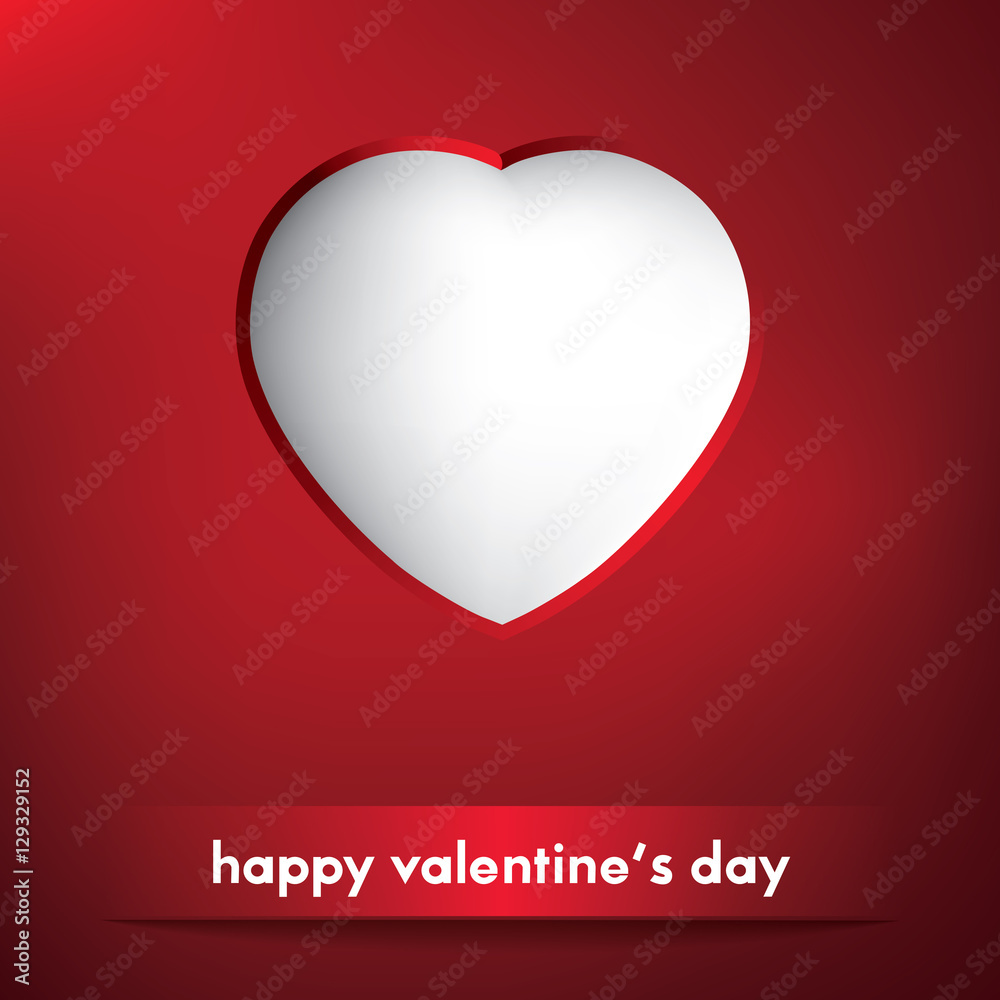 Valentine's Day Heart Frame Card Valentine's Day Heart Frame Card