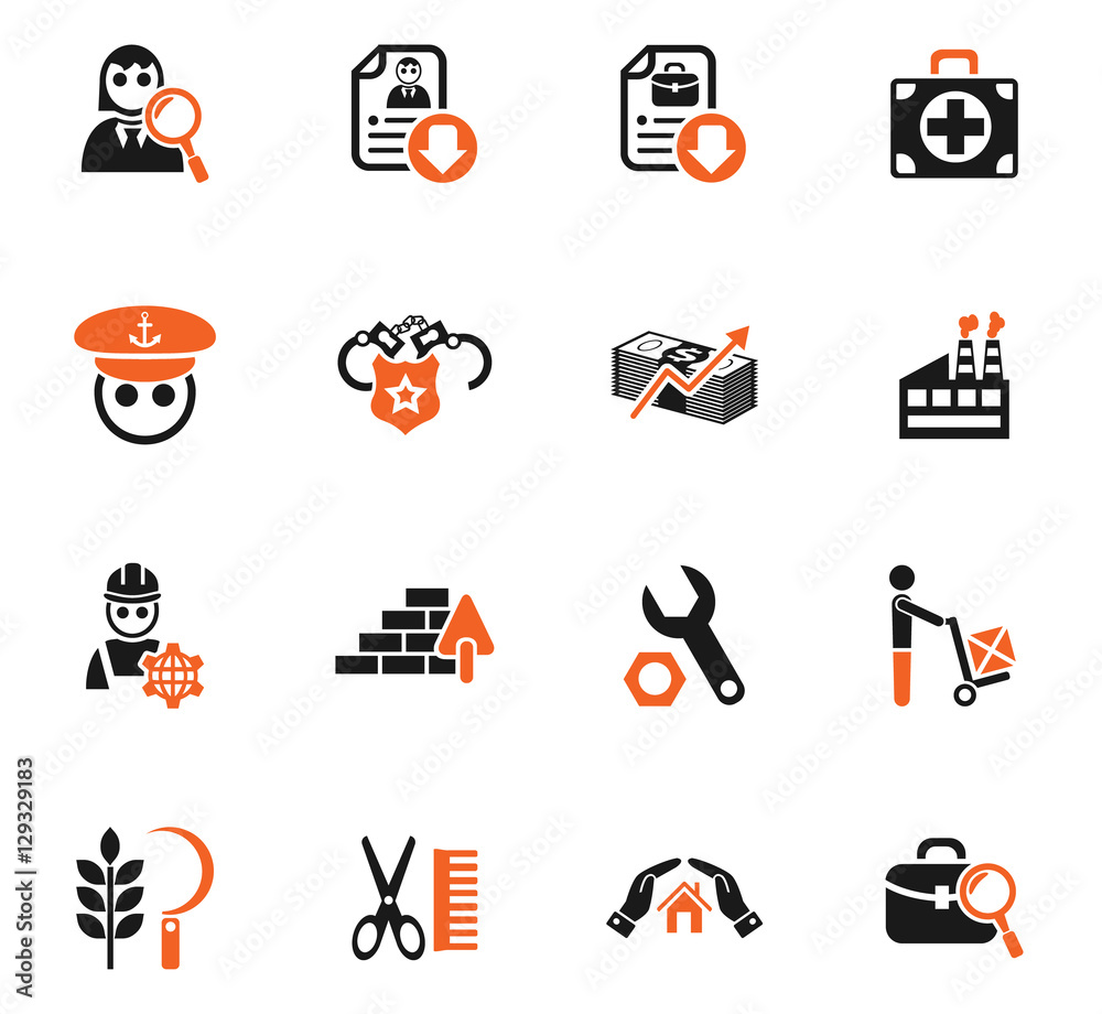 job search icon set job search icon set