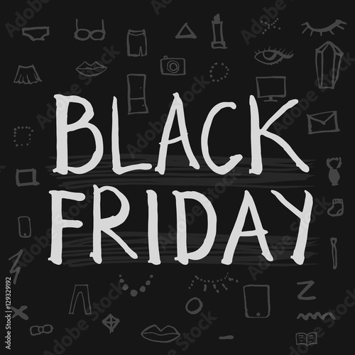 Black Friday lettering