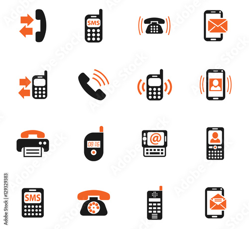 phone icon set