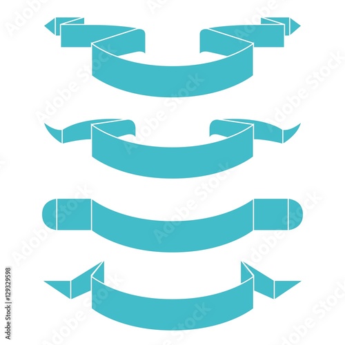 Free Download blue ribbon banners - GFXLoad