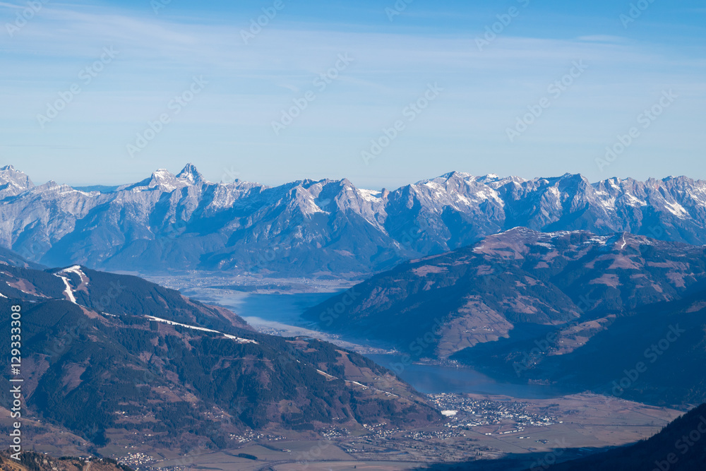 Mountain peaks, Kaprun, Kitzsteinhorn, Zell am See, Austria, Europe