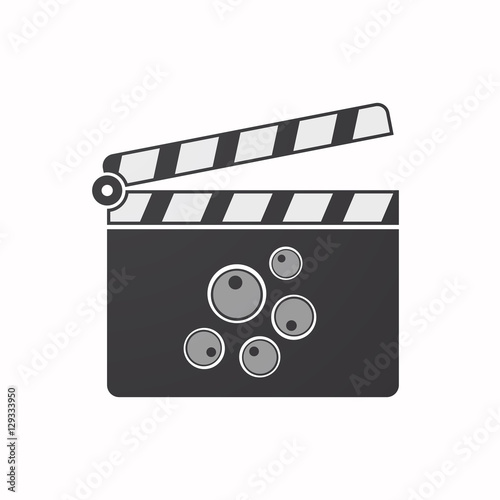 Isolated clapper board with oocytes