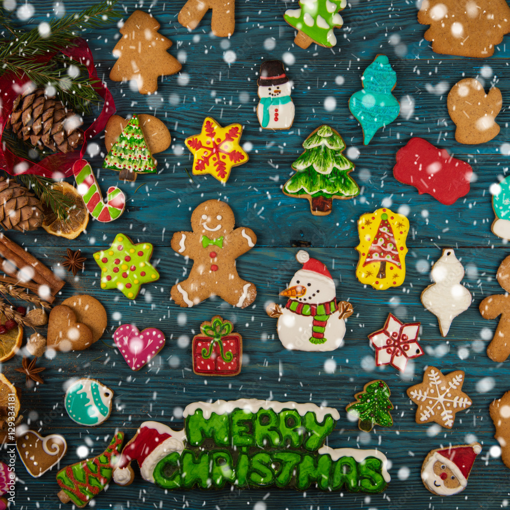 Gingerbreads for new years and christmas Gingerbreads for new years and christmas