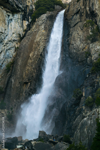 Mountain View  El Capitan  Yosemite Falls  Yosemite National Park  California  USA  America 