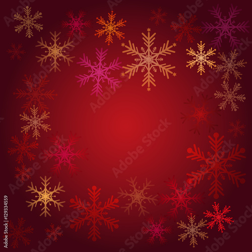 Christmas snowflakes background  vector illustration  web design