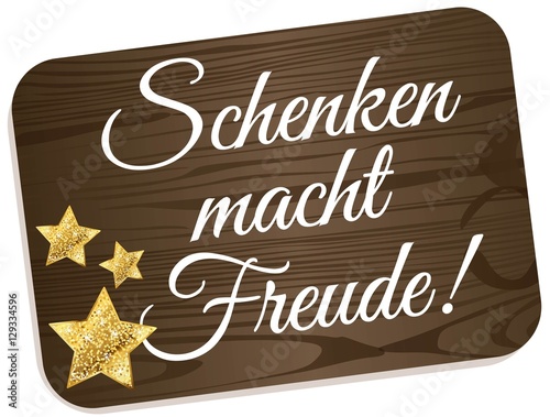 Schenken macht Freude