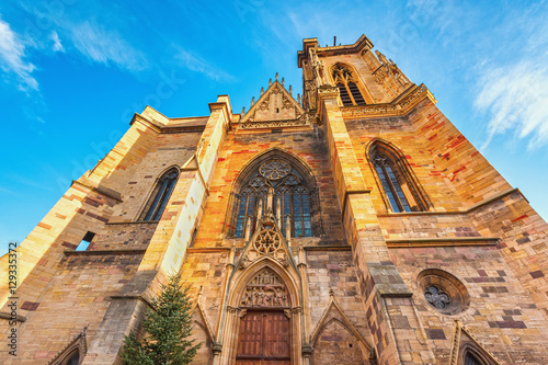 Saint Martin Church in Colmar, Alsace, France photo