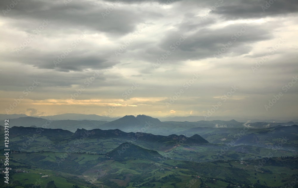 Landscape in San Marino