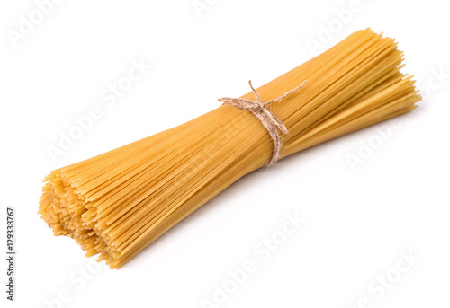 Bunch of raw italian pasta