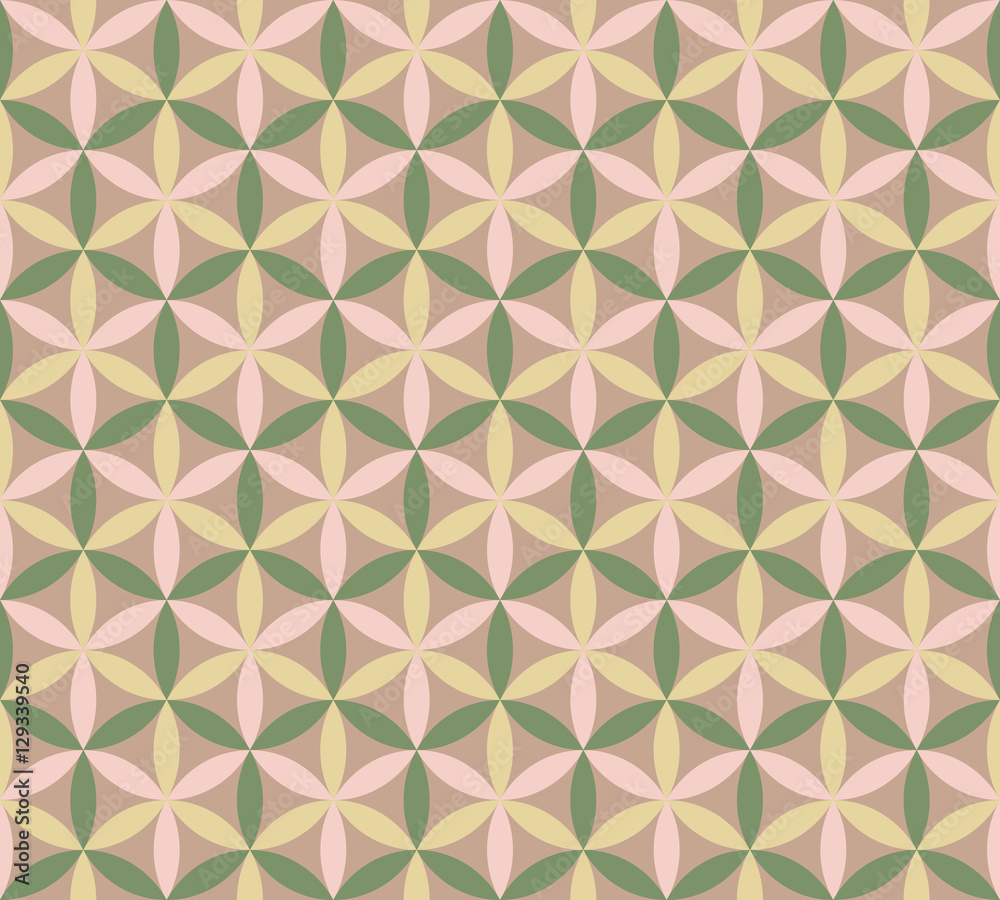 Seamless pattern in muted shades. Seamless pattern in muted shades.