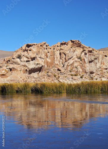 Bolivia, Potosi Departmant, Nor Lipez Province, Valle de las Rocas, Landscape of the Laguna Negra. © Karol Kozłowski