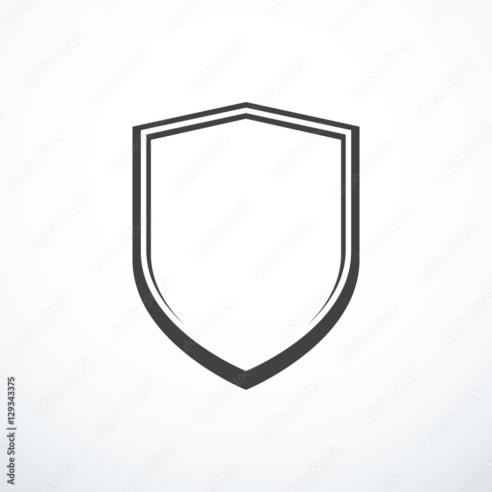 Vector shield icon Vector shield icon