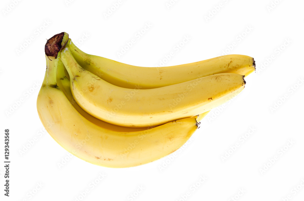 bunch of bananas on a white background bunch of bananas on a white background