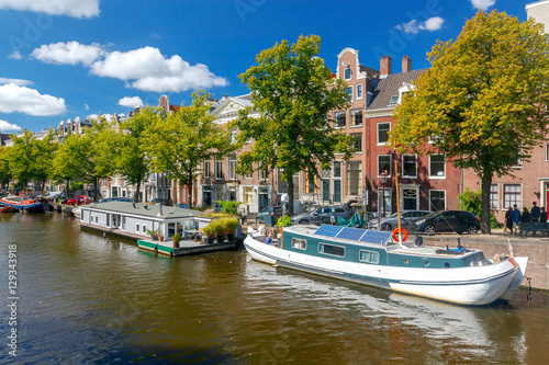 Amsterdam. Old city canal.