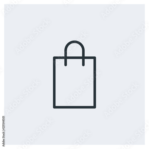 Shopping bag icon