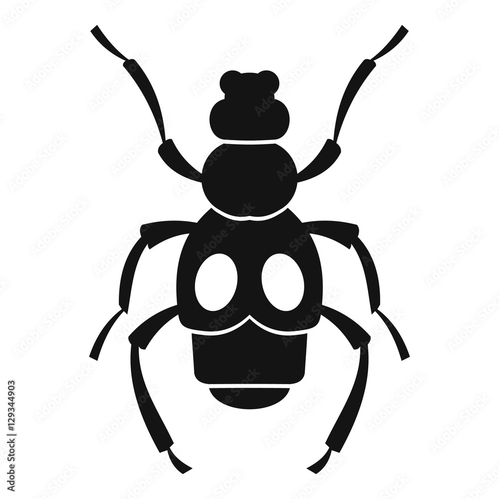 Beetle insect icon. Simple illustration of beetle insect vector icon for web Beetle insect icon. Simple illustration of beetle insect vector icon for web