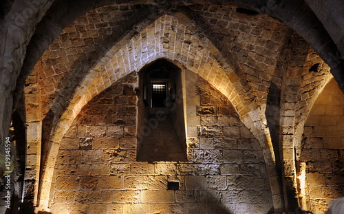 Im Inneren der Kreuzfahrer-Festung von Akkon photo