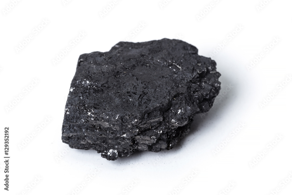 Natural wood charcoal Isolated on white Natural wood charcoal Isolated on white