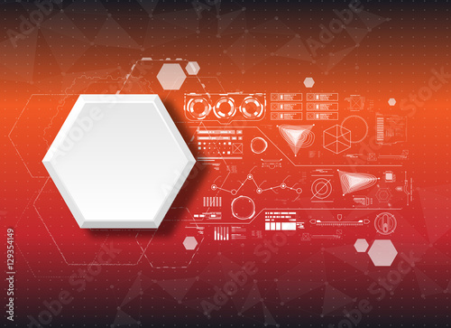 set of black and white infographic elements. futuristic user interface HUD