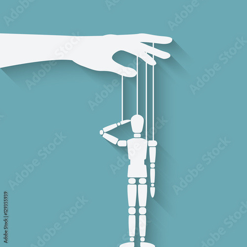 hand with puppet