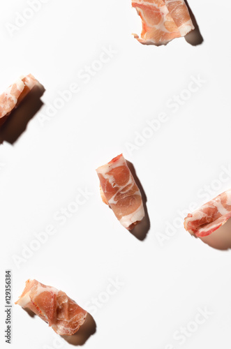 Cold Cuts On White Background