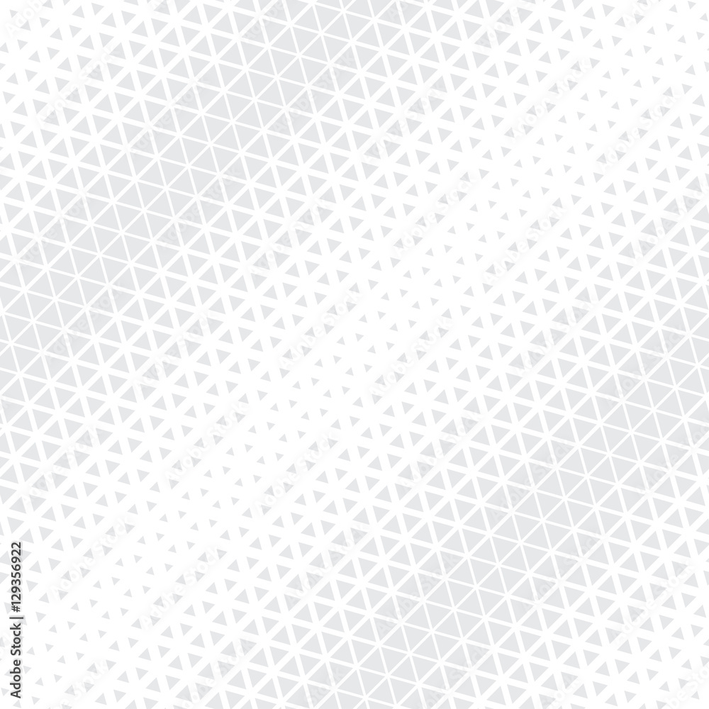 Abstract geometric black and white graphic design triangle halftone pattern