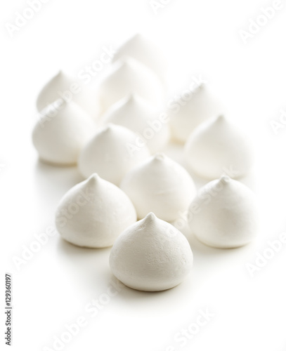 Obraz na płótnie Sweet white meringue.