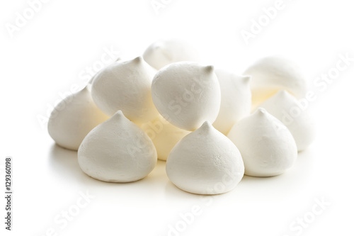 Tableau sur toile Sweet white meringue.