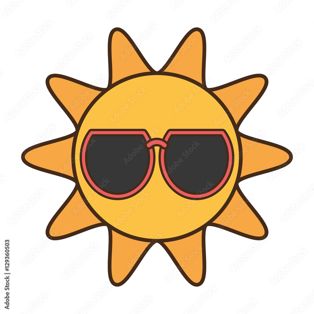 sun funny glasses funny icon vector illustration eps 10 sun funny glasses funny icon vector illustration eps 10