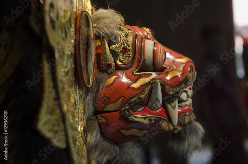 Traditional Balinese mask o...