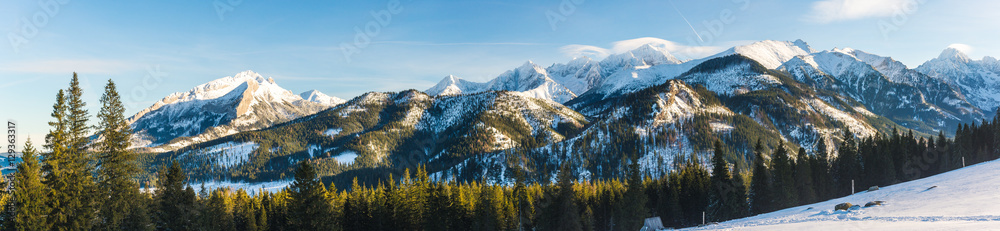 Tatra Mountains from Rusinowa Polana