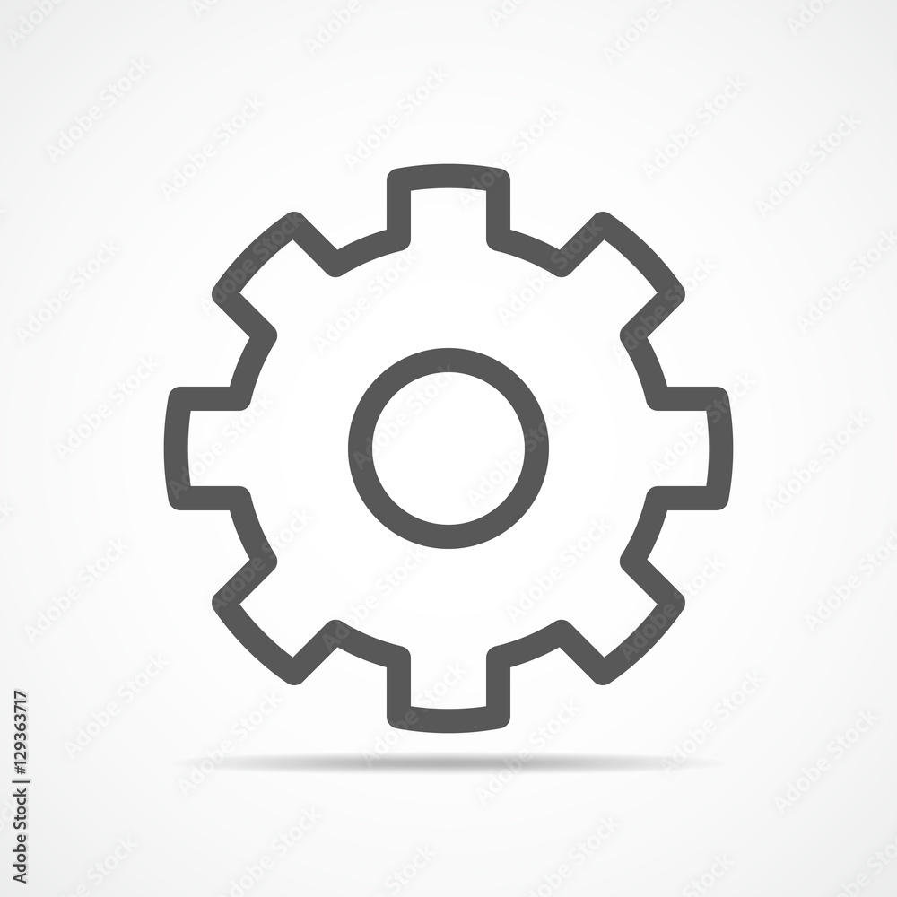 Setting icon. Vector illustration. Setting icon. Vector illustration.