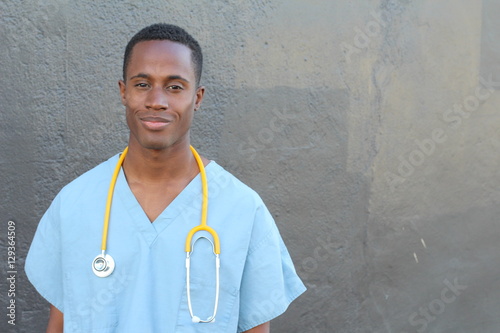 Фотография Doctor Portrait Smiling - Stock image with Copy Space
