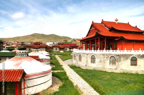  The mongolia palace at Ulaanbaatar , Mongolia photo