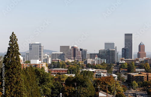Skyline of Portland Oregon