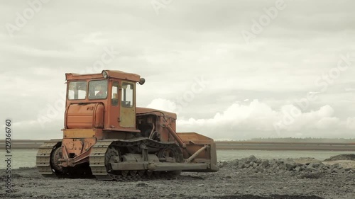 Heavy construction equipment photo