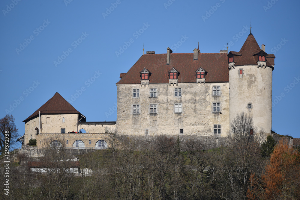 Gruyeres Castle, in Switzerland