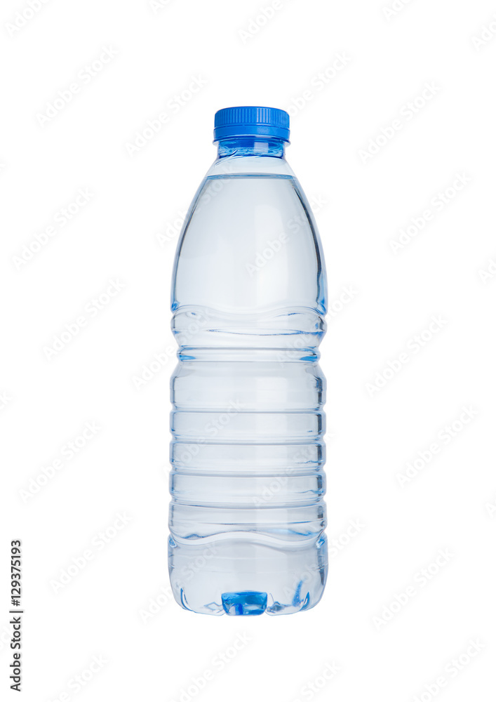 Fototapeta premium Plastic bottle of still healthy water isolated