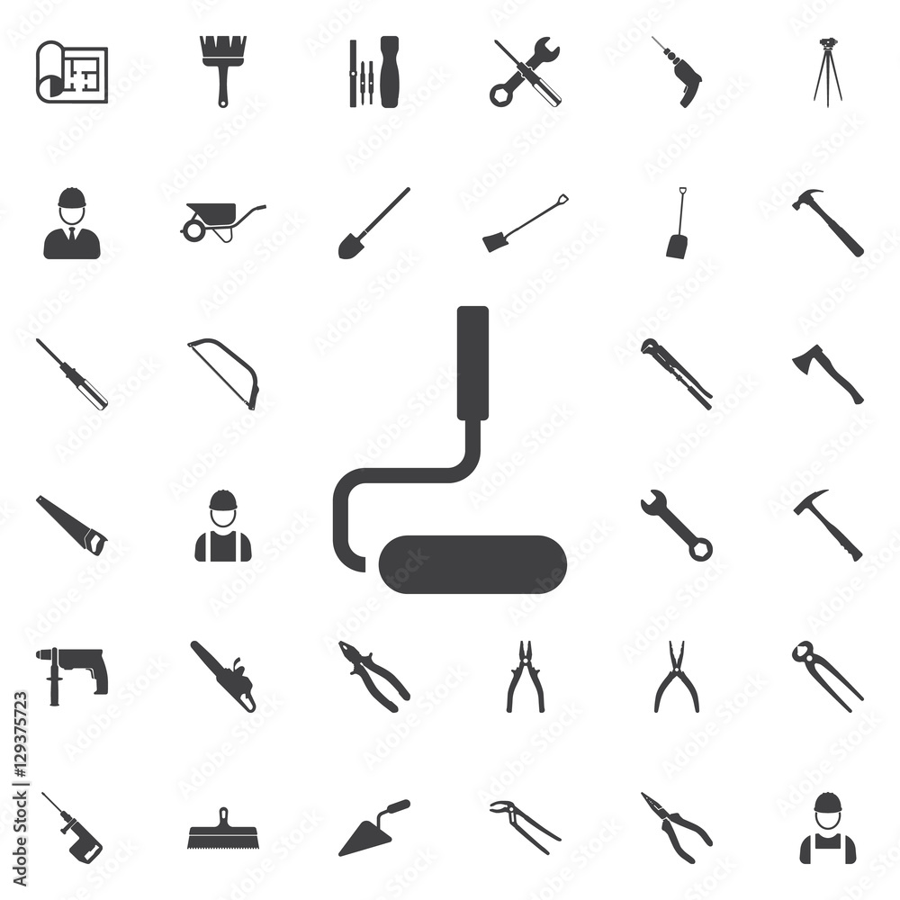 roller icon. Construction icons universal set for web and mobile roller icon. Construction icons universal set for web and mobile