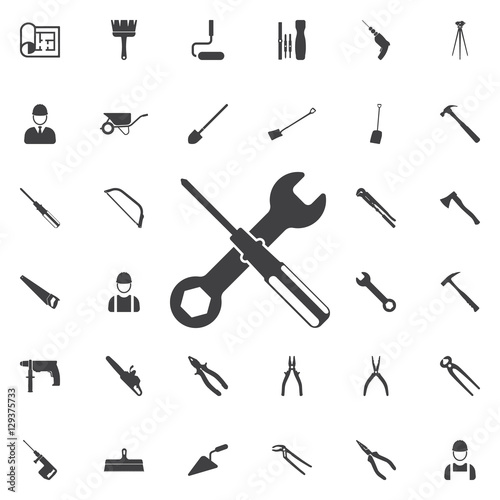 Settings icon. Construction icons universal set for web and mobile